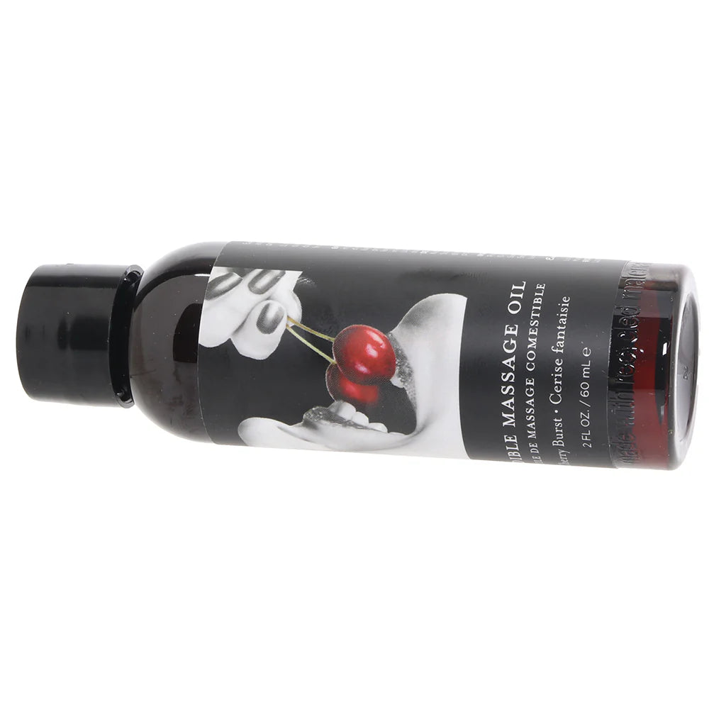Edible Massage Oil 2oz/60ml in Cherry Burst
