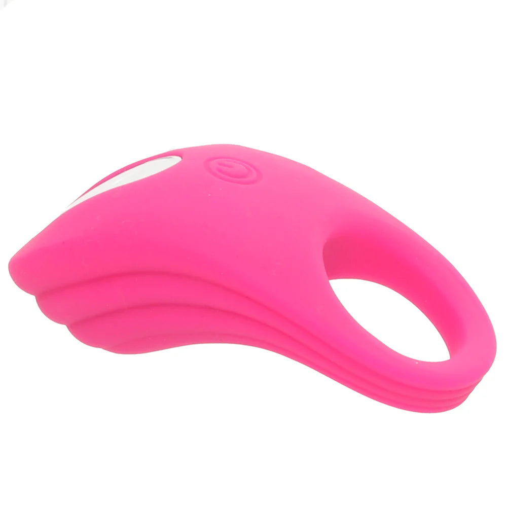 Silicone Remote Pleasure Vibrating C-Ring