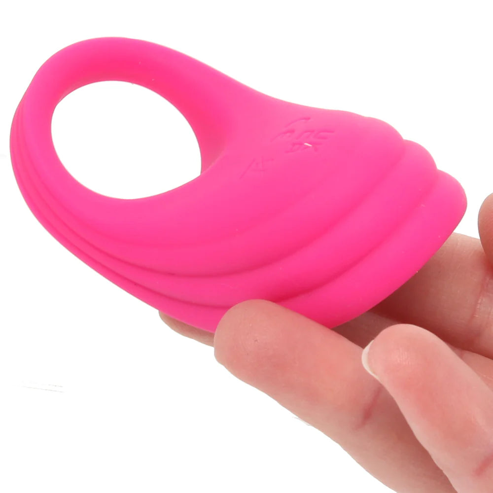 Silicone Remote Pleasure Vibrating C-Ring