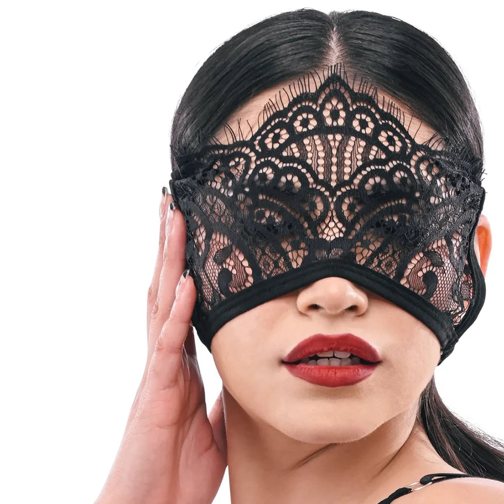 S&M Veiled Vision Lace Blindfold