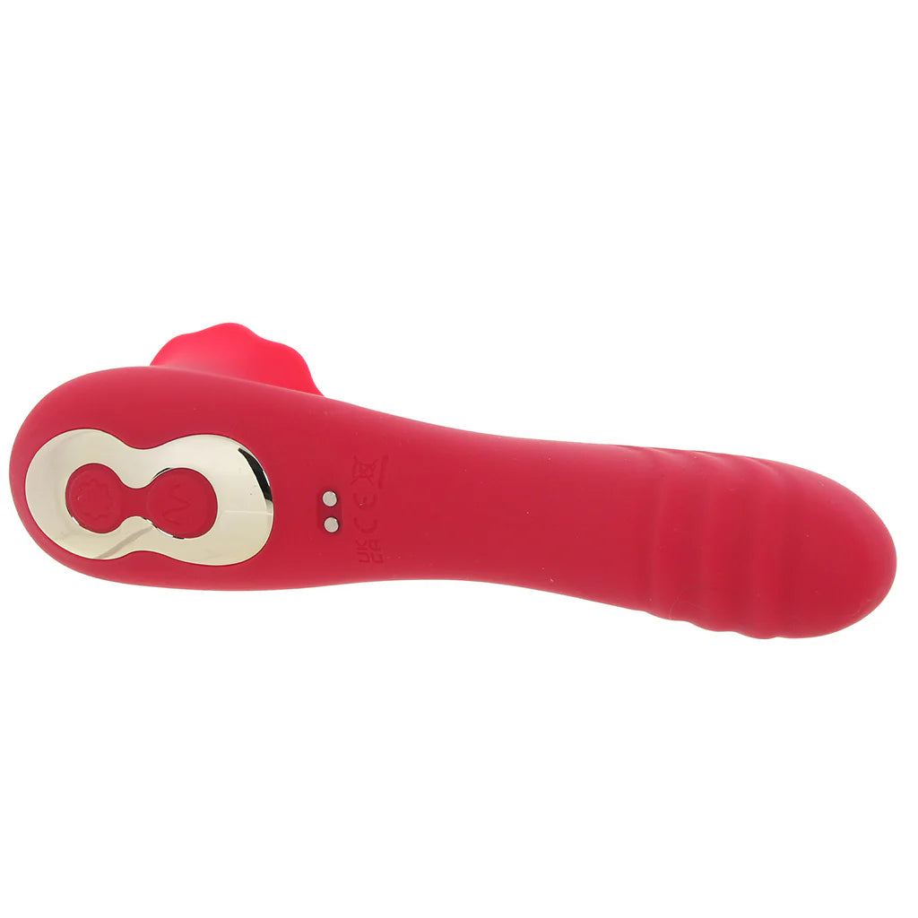 Secret Kisses Rose Quake Dual Ended Tapping Vibe