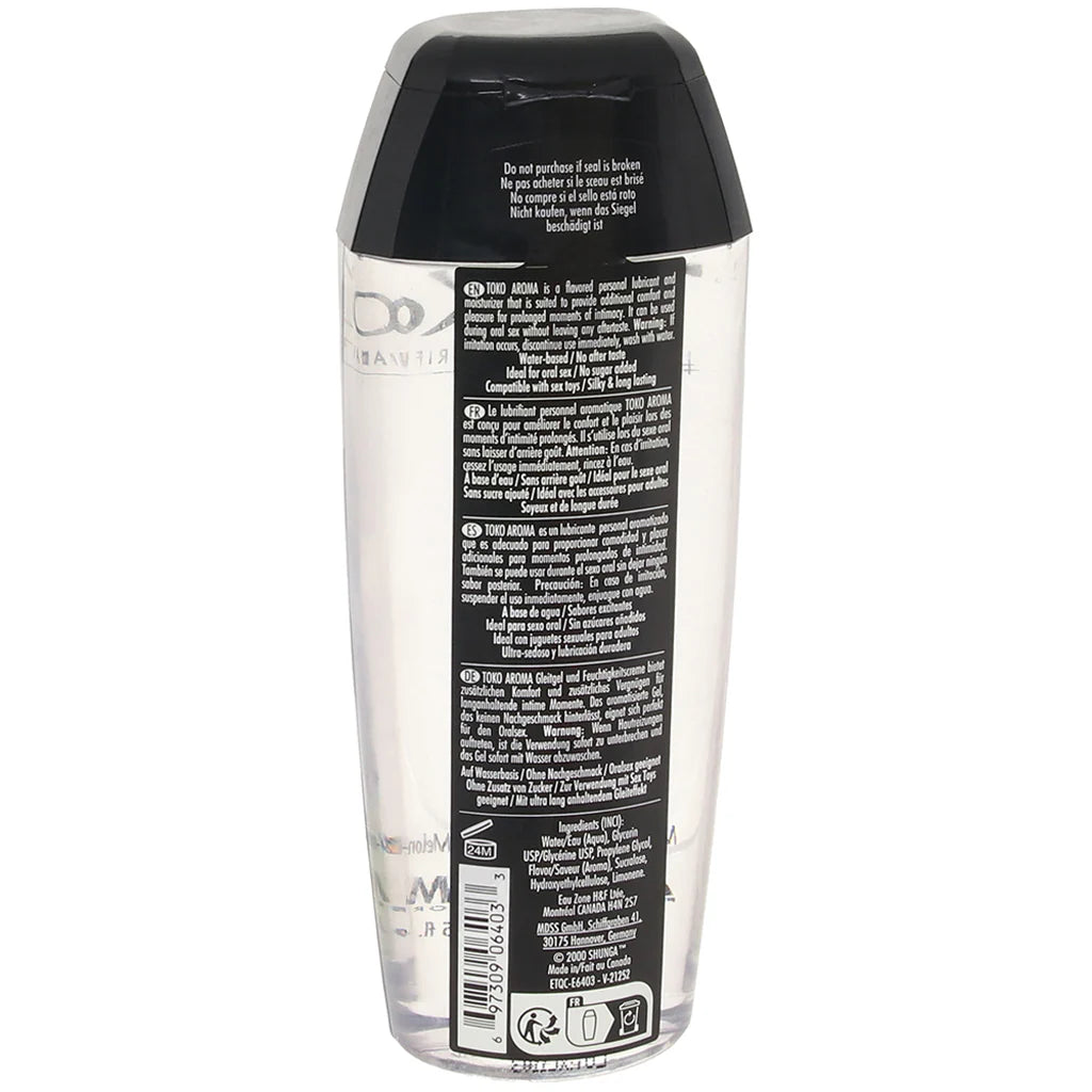 Toko Aroma Flavored Lube 5.5oz/163ml in Melon Mango