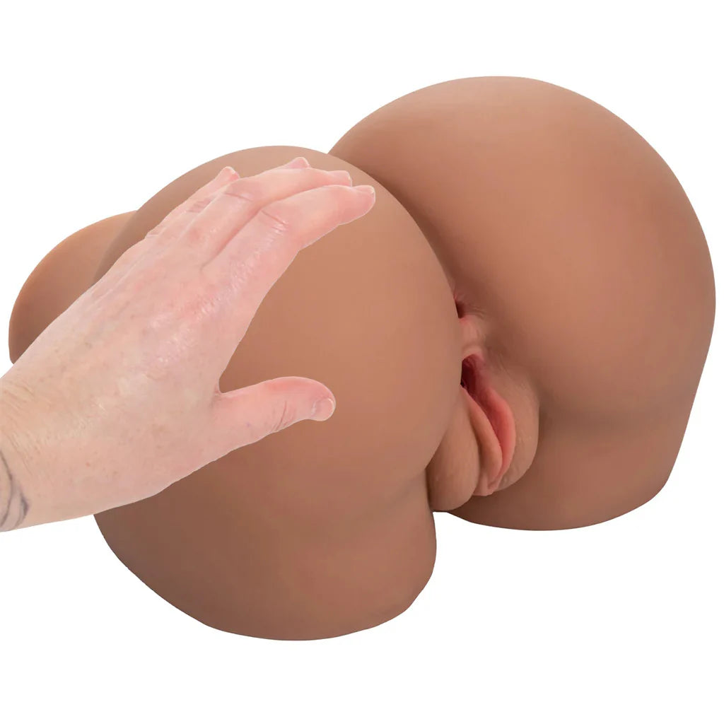troke It BBL Booty Life Like Masturbator in Brown