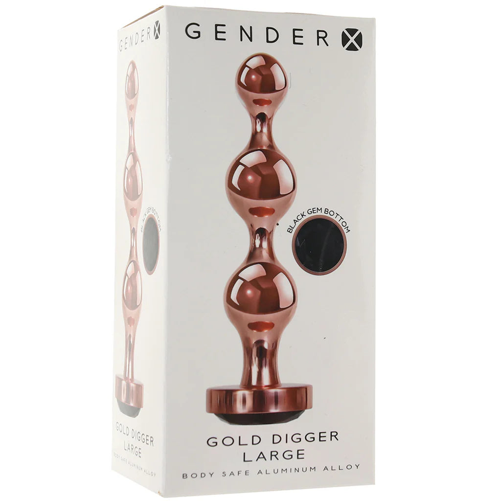 Gender X Gold Digger Beaded Plug - L