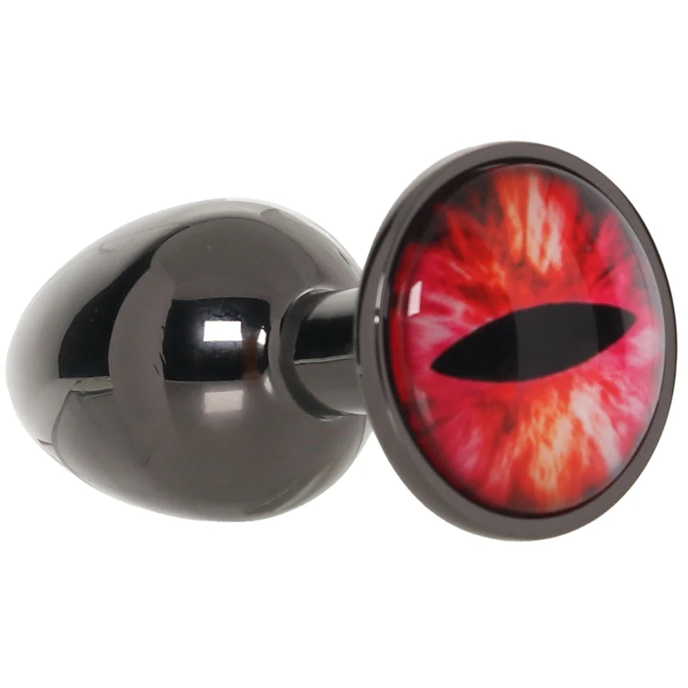 Creature Cocks Sinister Eye Metal Butt Plug in Small - Small