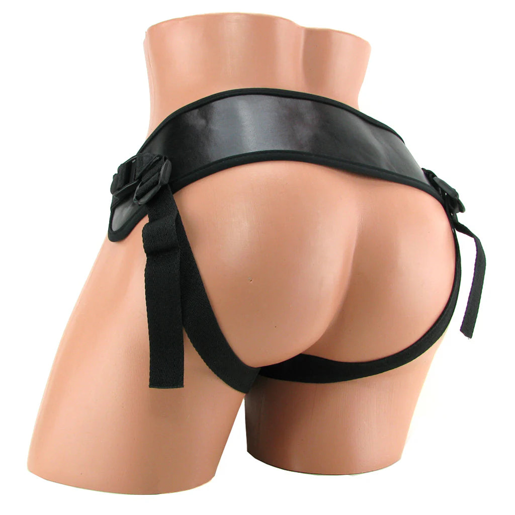 Real Skin Whoppers Vibe & Universal Harness in 7 Inches - 7 Inches