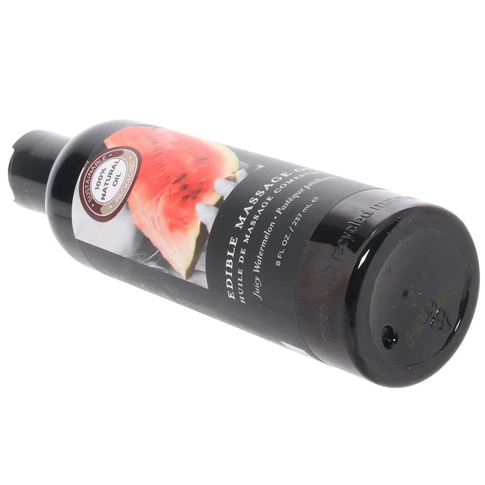 Edible Massage Oil 8oz/236ml in Watermelon