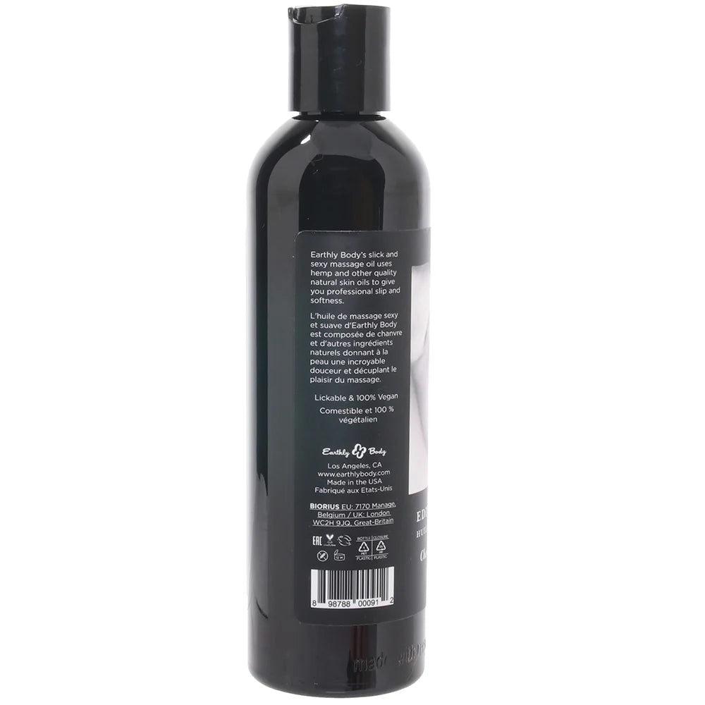 Edible Massage Oil 8oz/236ml in Cherry