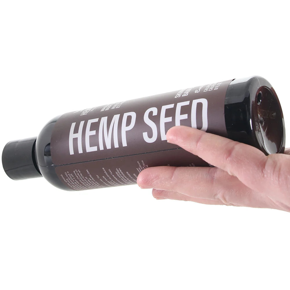 Hemp Seed Massage Oil 8oz/236ml in Skinny Dip