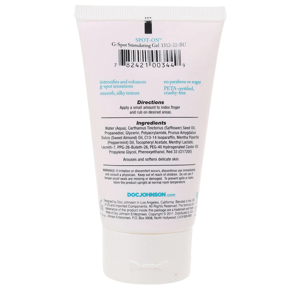 Spot-On G-Spot Stimulating Gel in 2oz/56g