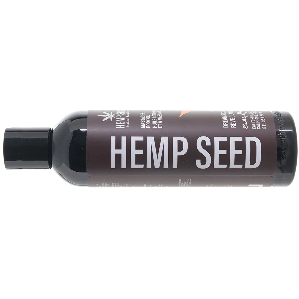 Hemp Seed Massage Oil 8oz/236ml in Dreamsicle