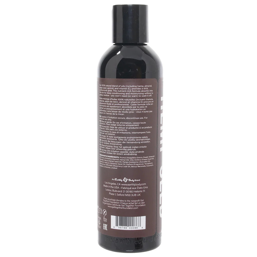 Hemp Seed Massage Oil 8oz/236ml in Lavender