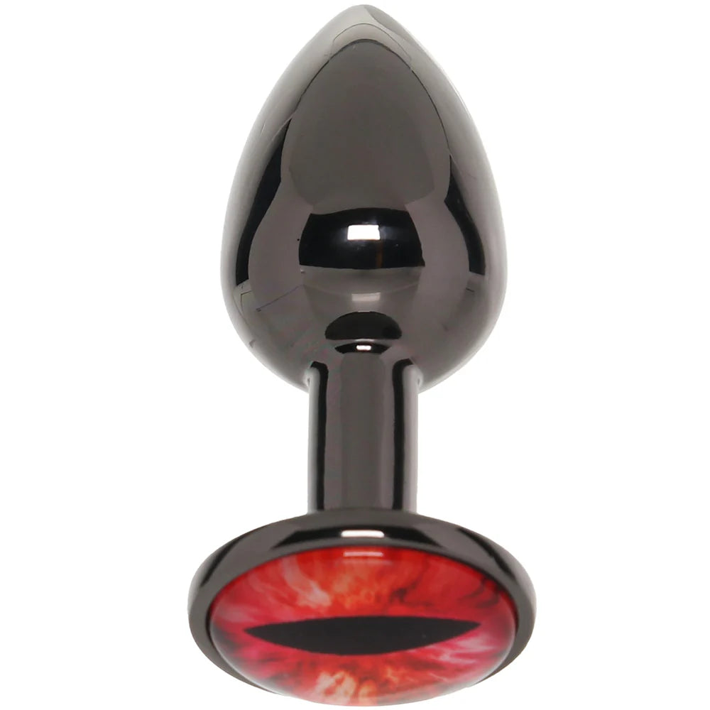 Creature Cocks Sinister Eye Metal Butt Plug in Small - Small
