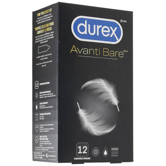 Avanti Bare Latex Condoms in 12 Pack