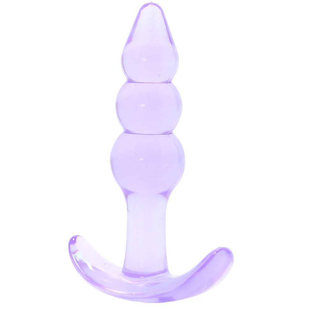 Jelly Rancher Ripple T Butt Plug in Purple