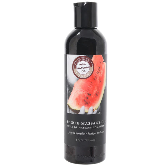 Edible Massage Oil 8oz/236ml in Watermelon