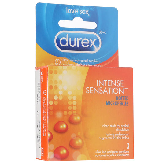 Intense Sensation Condoms in 3 Pack