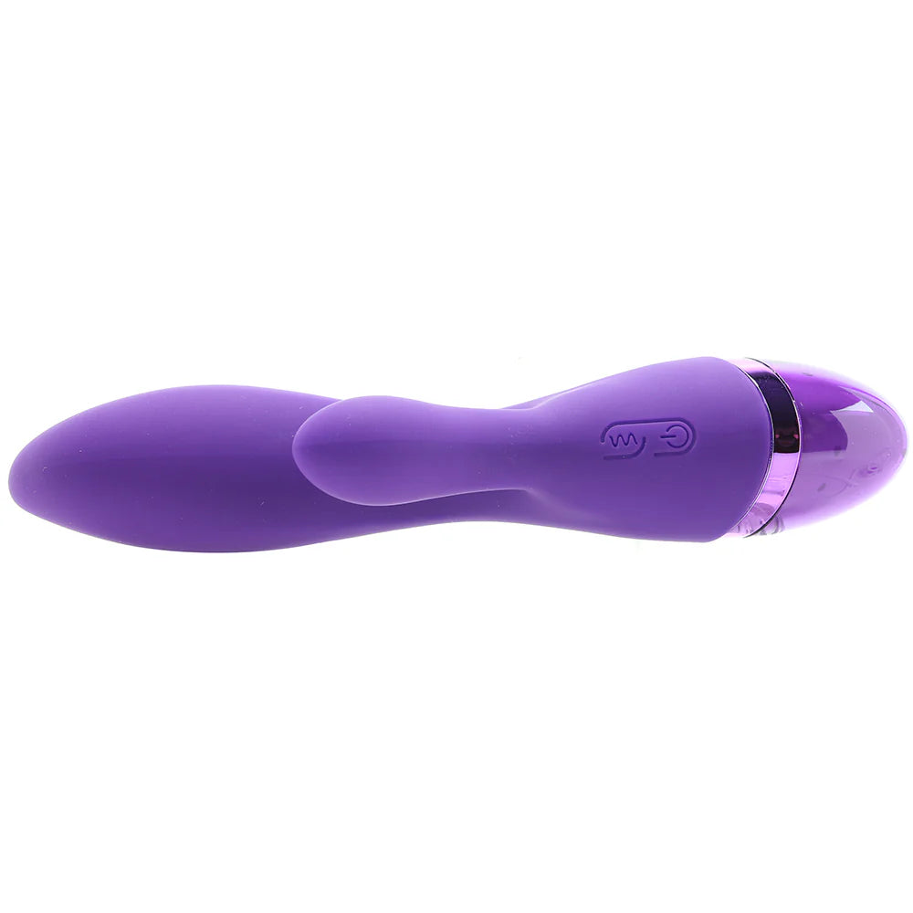 Aura Pure Silicone Dual Lover Rabbit Vibe