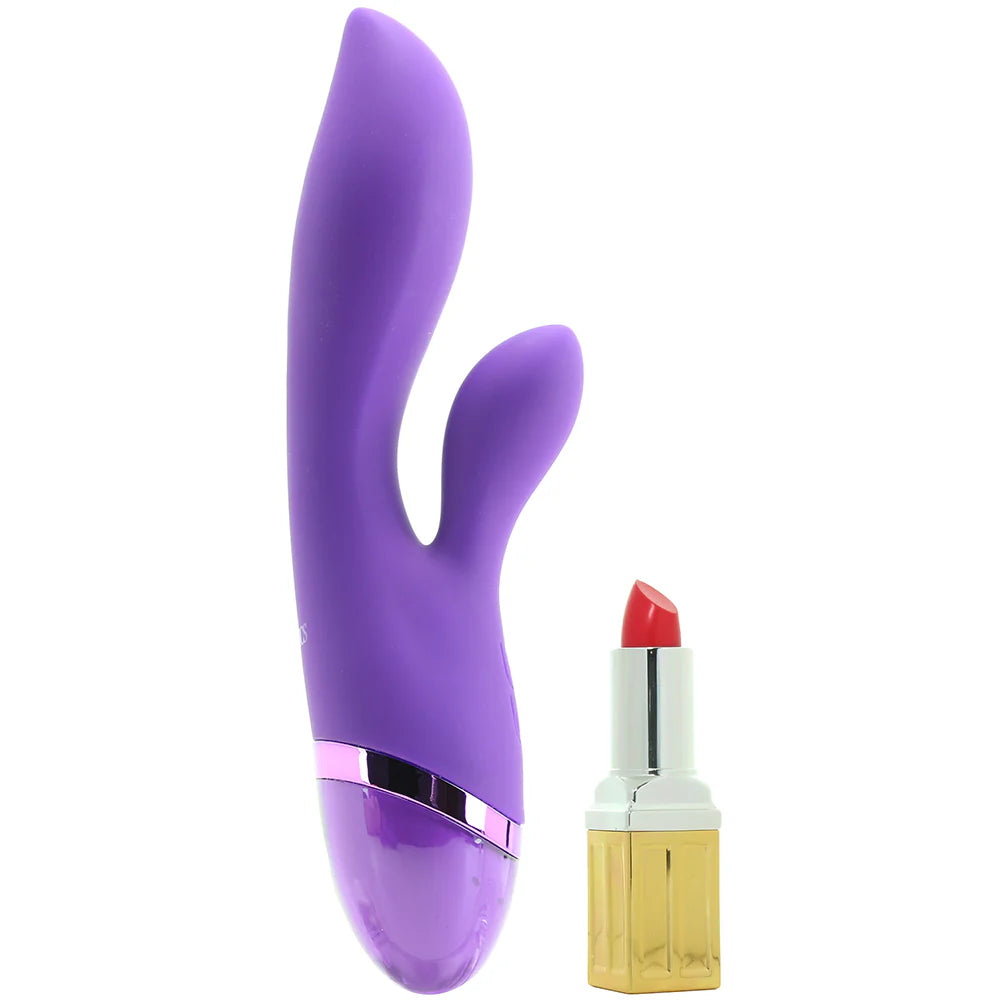 Aura Pure Silicone Dual Lover Rabbit Vibe