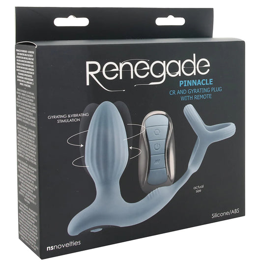 Renegade Pinnacle Cock Ring and Gyrating Plug