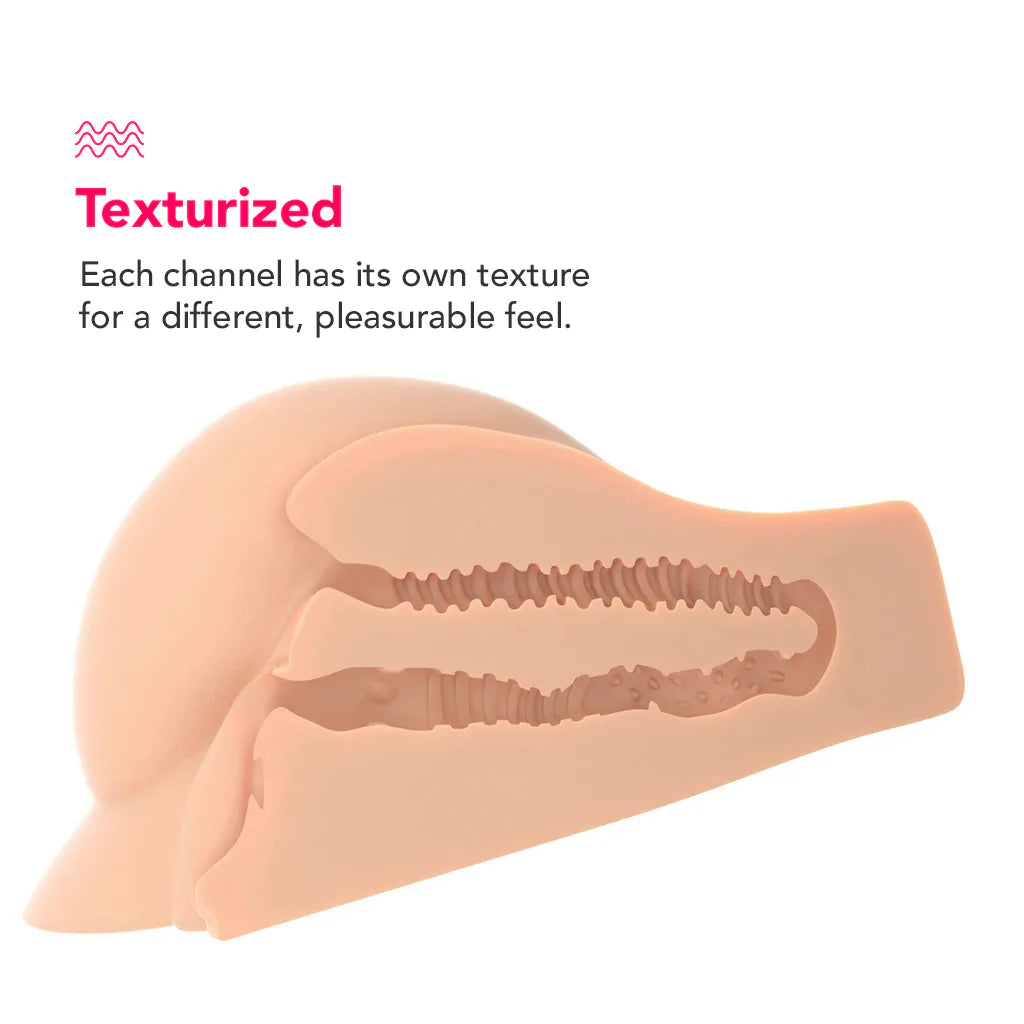 PDX Plus Perfect Ass Masturbator in Light