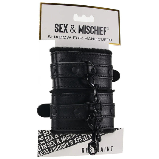 Sex & Mischief Shadow Fur Handcuffs