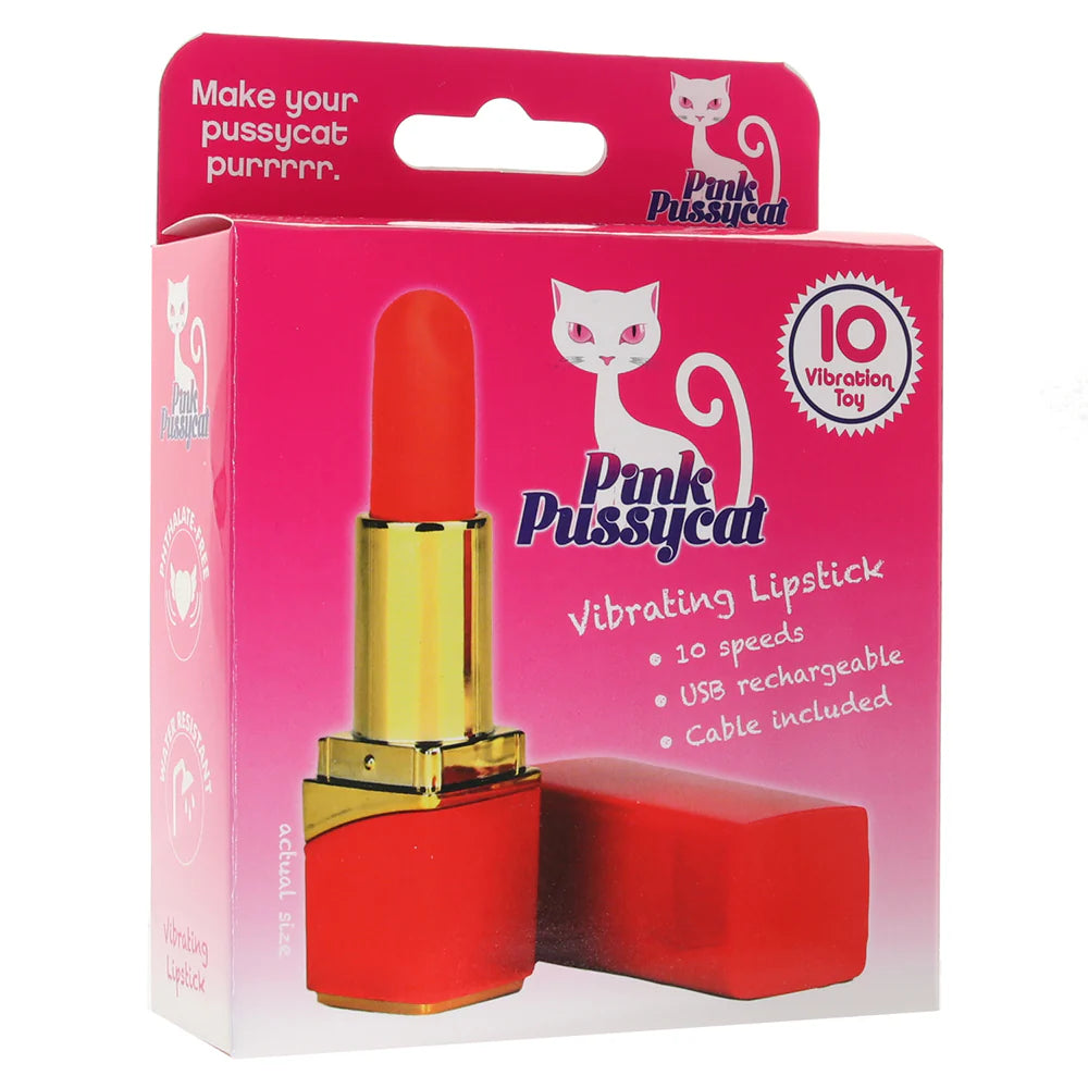 Pink Pussycat Rechargeable Lipstick Vibe