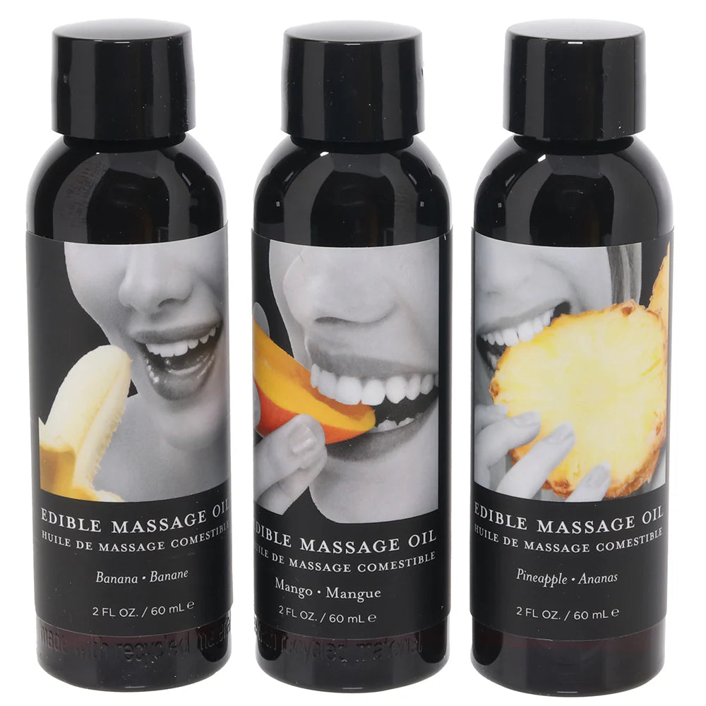 Edible Massage Oil Gift Set in Tropical