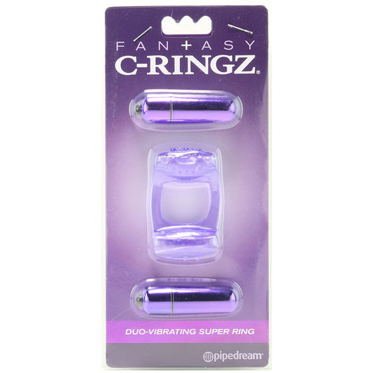 Duo-Vibrating Super Ring in Purple