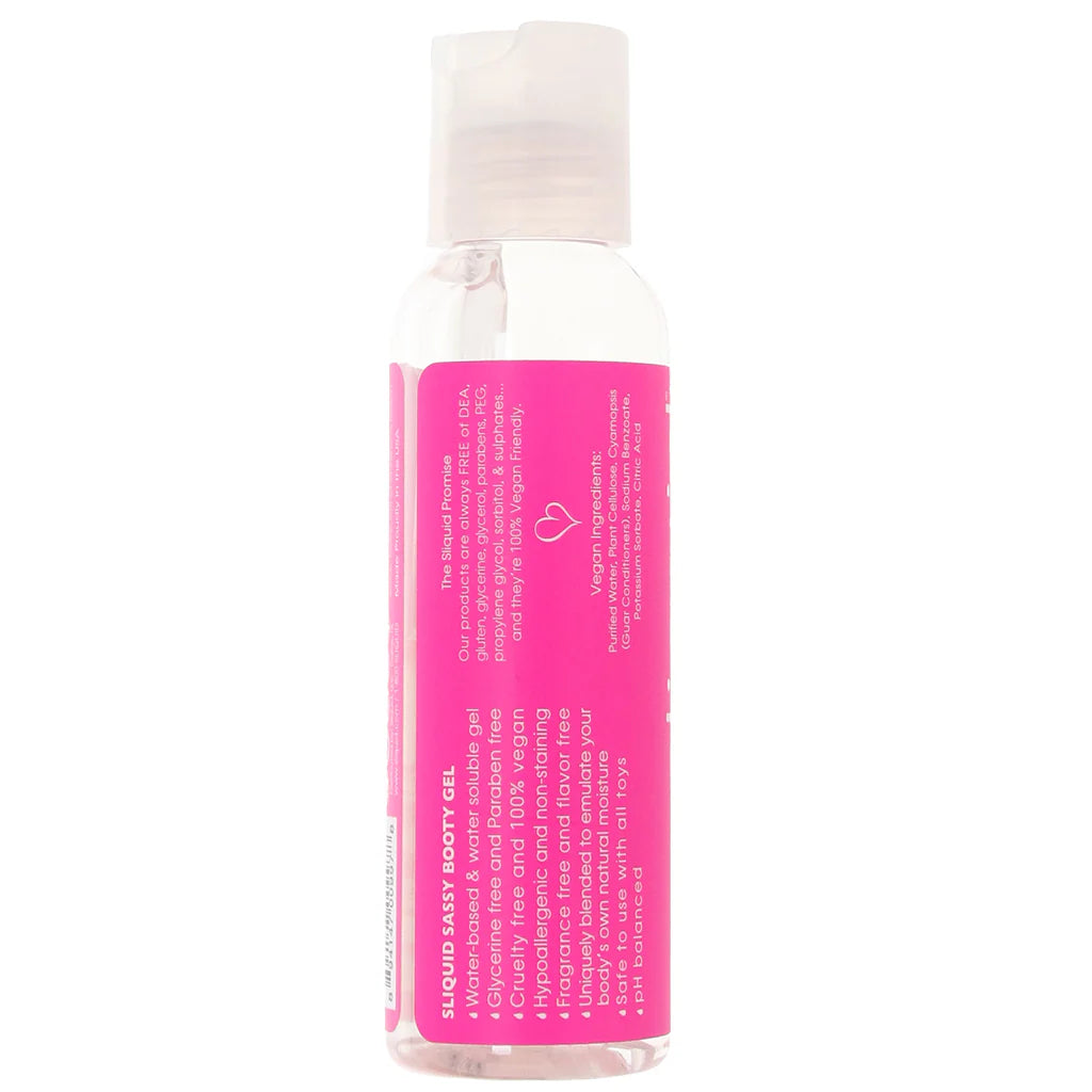 Sassy Booty Gel Natural Lubricant in 2oz/60ml - 2oz/60ml