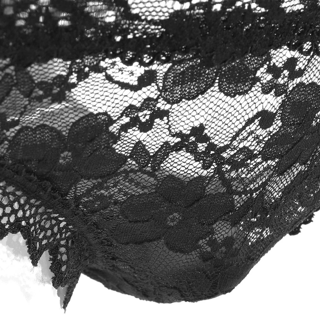 Remote Control Black Lace Panty & Vibe Set /M - S/M