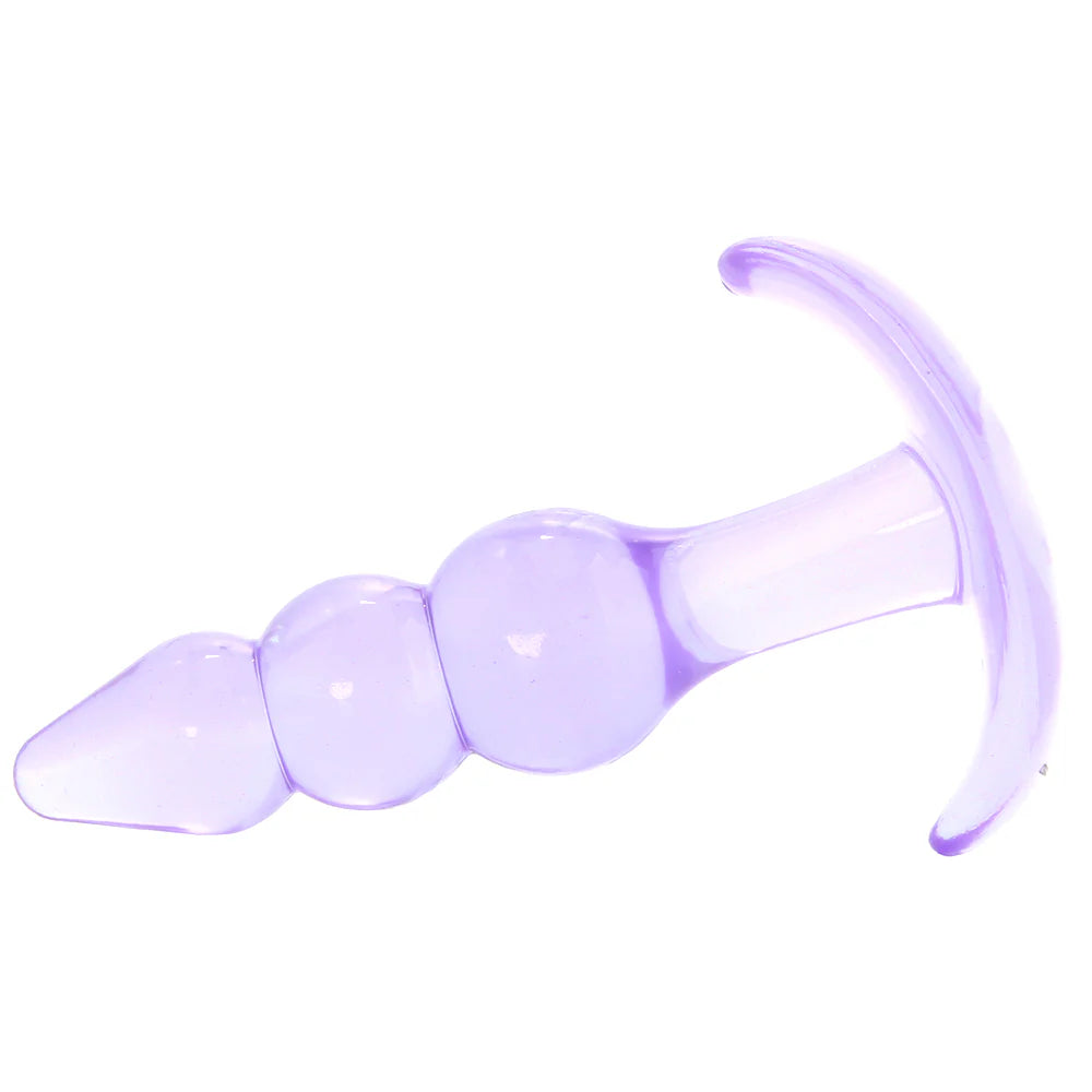 Jelly Rancher Ripple T Butt Plug in Purple