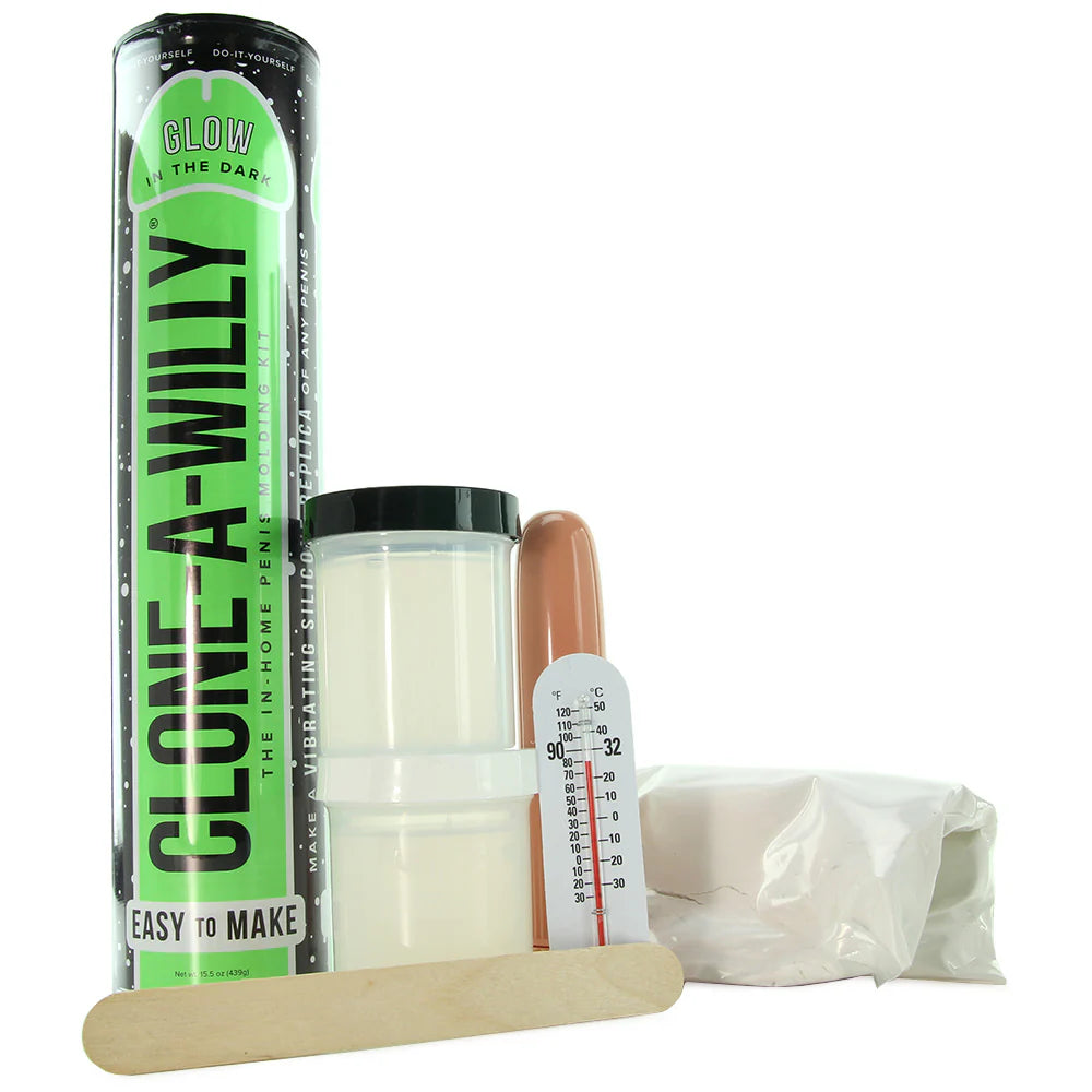 Clone-A-Willy Vibrator Kit in Glow in the Dark