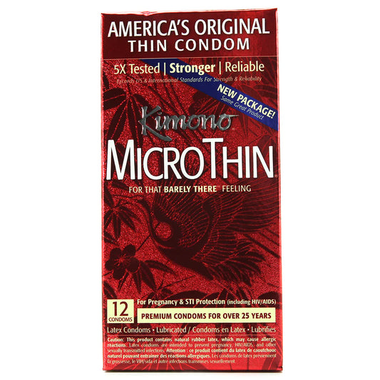 MicroThin Condoms in 12 Pack