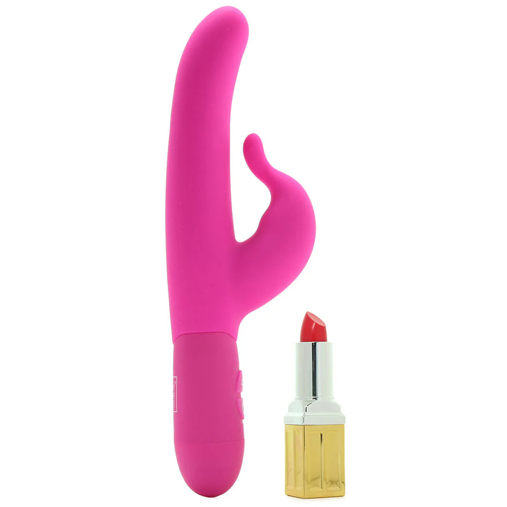 Posh 10-Function Silicone Teasing Tickler Vibe in Pink